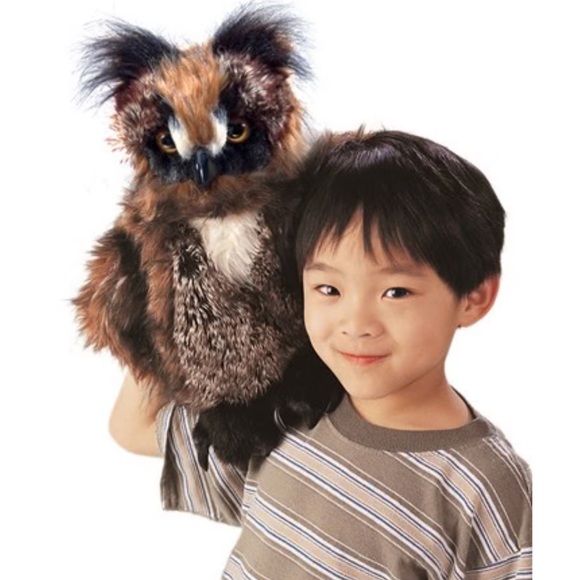 FOLKMANIS ⭐️ puppets “Great Horned Owl”